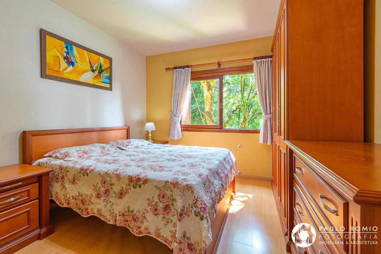 Apartamento Aluguel Temporada Gramado Bagian luar foto