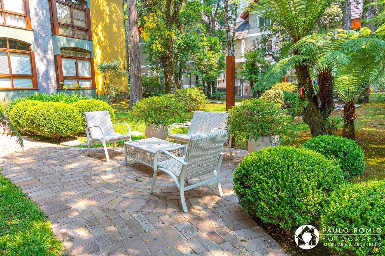 Apartamento Aluguel Temporada Gramado Bagian luar foto